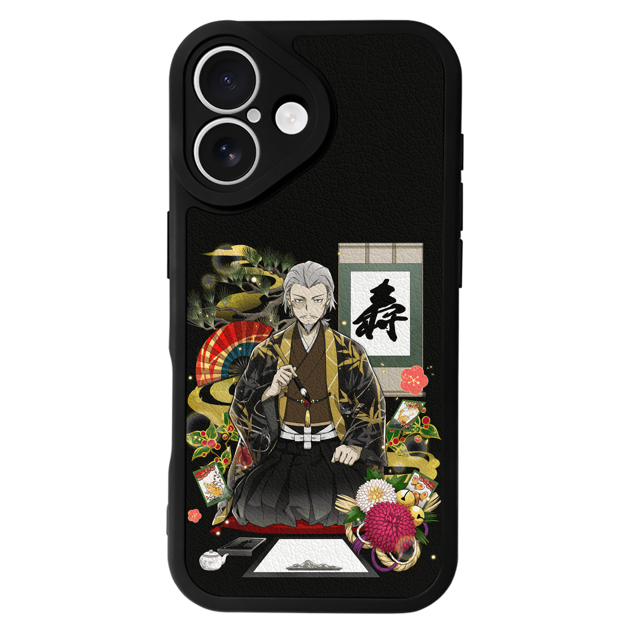 （画像用） 文豪ストレイドッグス Bungo Stray Dogs 【iPhone 16シリーズ対応】シリコンスマホケース（レザー調） 材質：シリコン